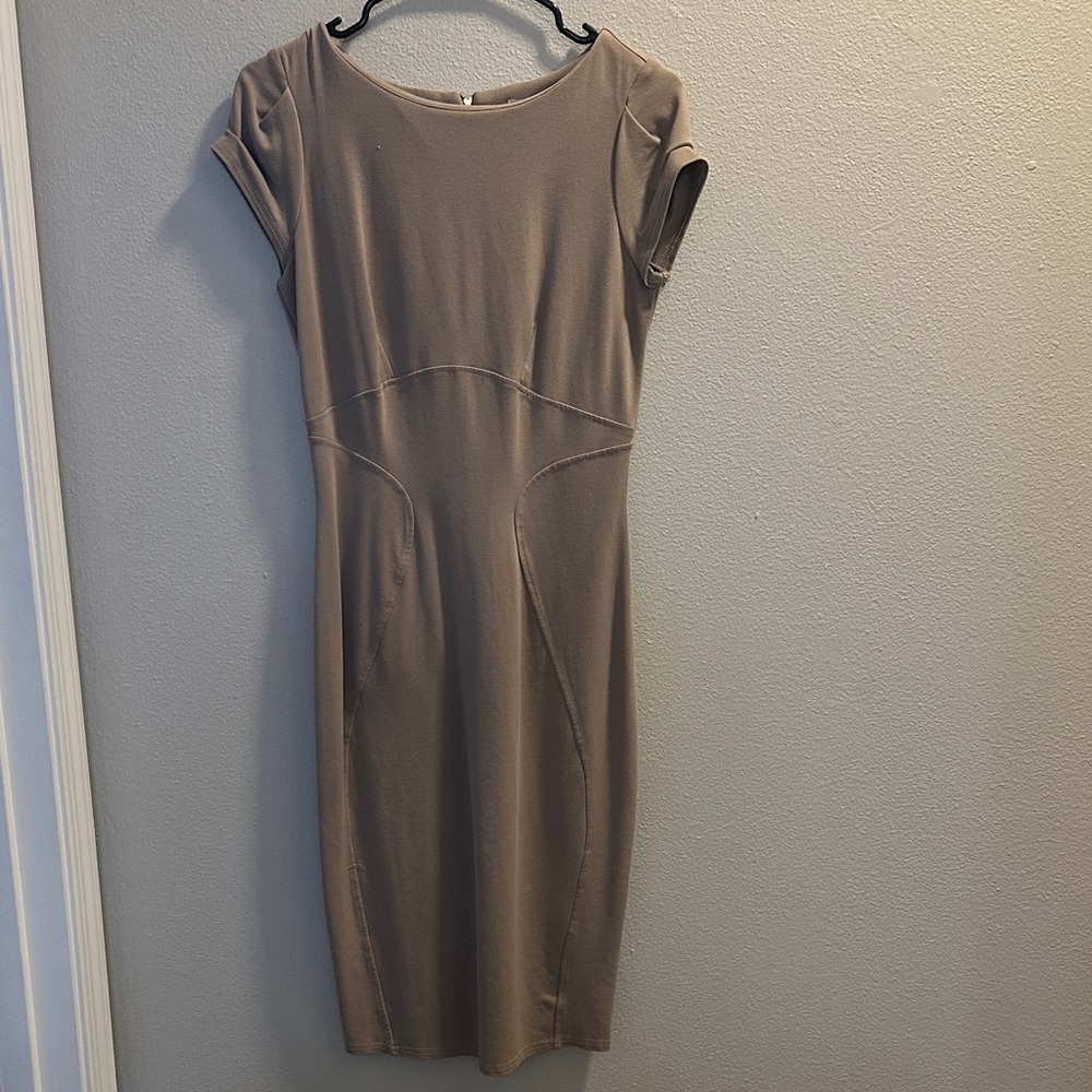 Closet London Taupe Dress